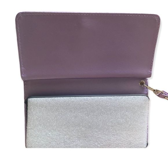 🆕 2/$10☀️ Samsung Galaxy 6.2 Purple Wallet Phone Case - Picture 9 of 11